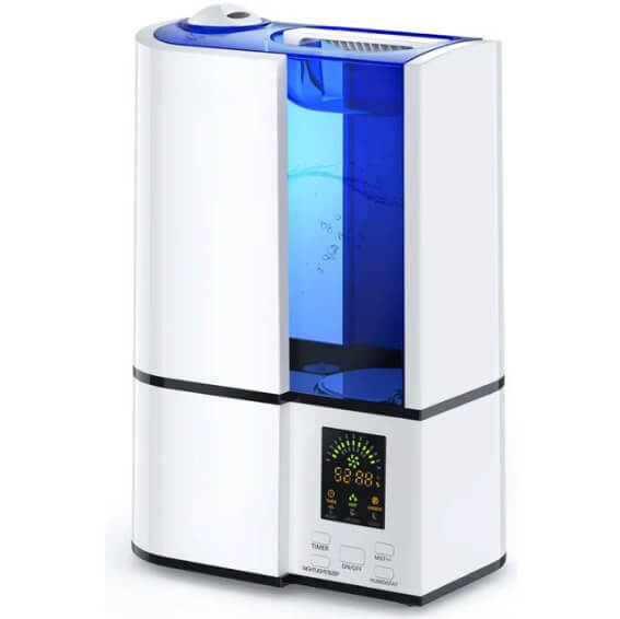 Humidifiers, 4L Cool Mist Ultrasonic Humidifier for Bedroom